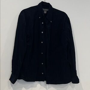 Banana Republic Black Casual Button Down Shirt